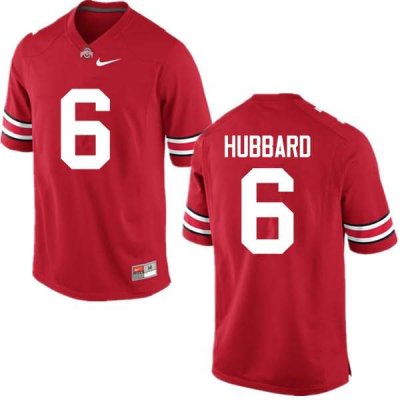 Men's Ohio State Buckeyes #6 Sam Hubbard Red Nike NCAA College Football Jersey For Fans BLO4244CR